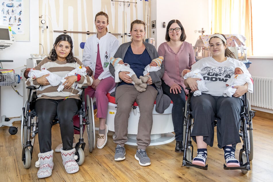 Drei Zwillingspaare an nur einem Tag: Sechsfaches Babyglück an der Uniklinik in Halle!