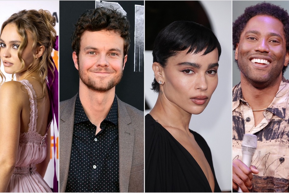 From l to r: Lily-Rose Depp, Jack Quaid, Zoë Kravitz, and John David Washington have all been deemed "nepotism babies" in Hollywood.