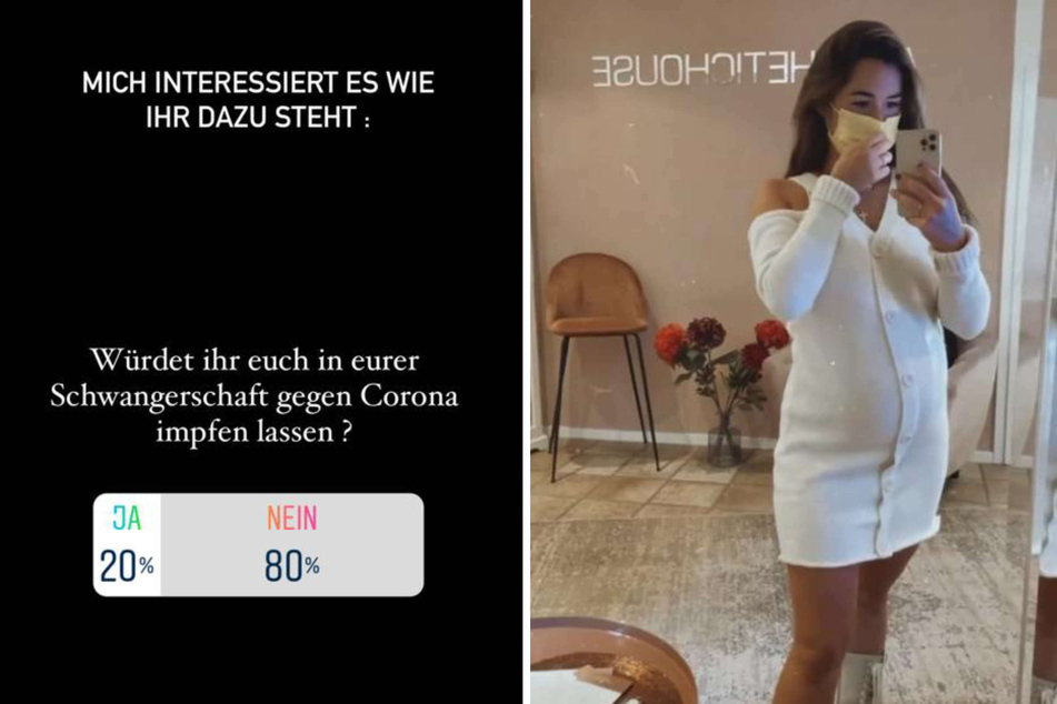 Die schwangere Sarah Engels (28) fragte ihre Instagram-Fans, ob sie sich in der Schwangerschaft gegen das Coronavirus impfen lassen würden.