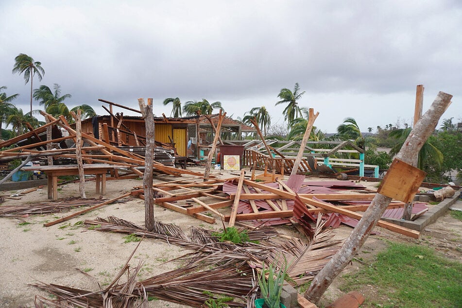 Hurricanes can simply crush homes with high winds.