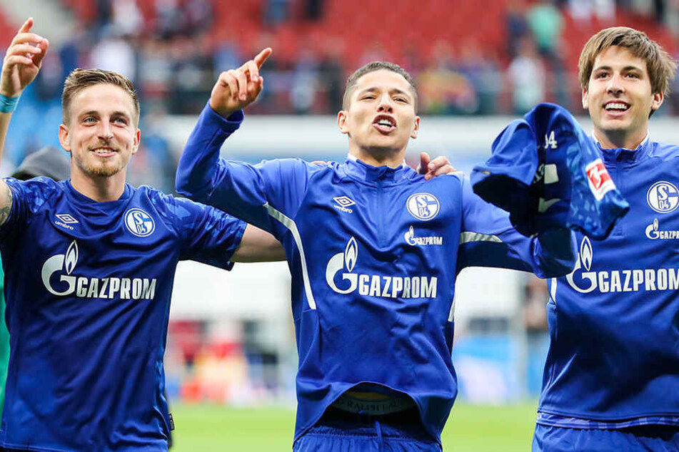 Amine Harit (M.) entfaltet momentan sein Potenzial und ist der Top-Scorer des FC Schalke 04.
