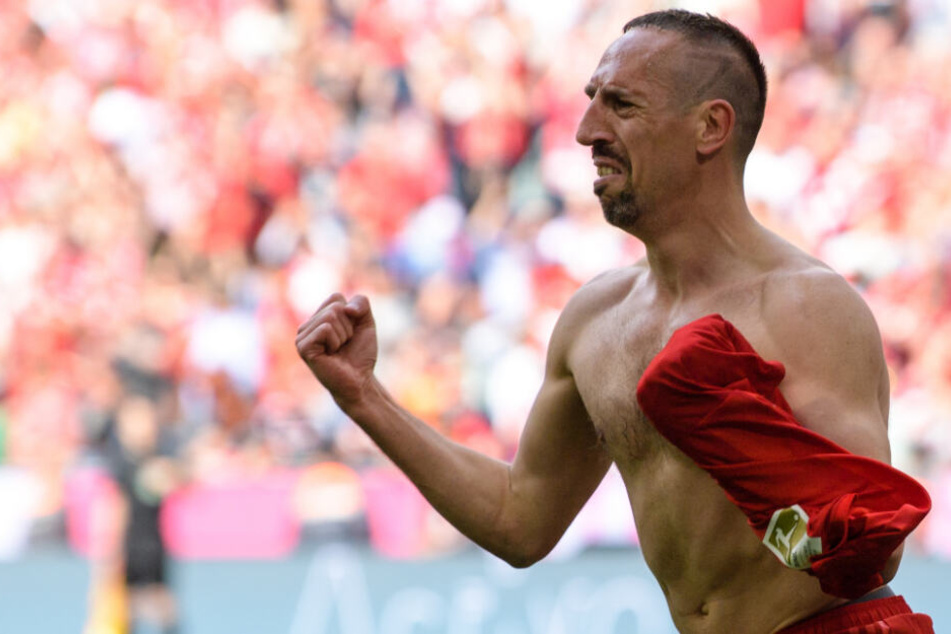 Das Vorbild aller Goldfleisch-Poser: Franck Ribéry.
