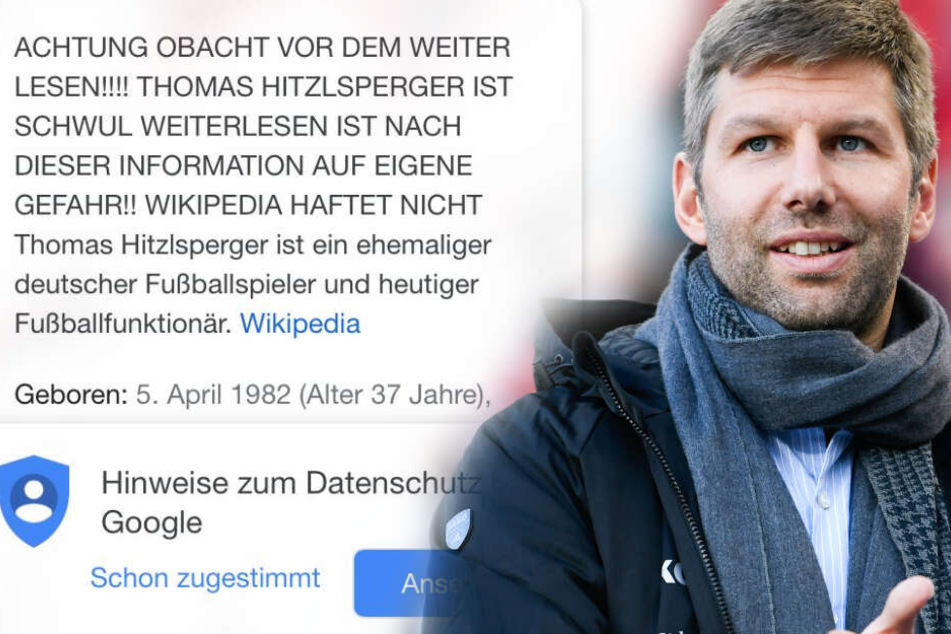 VfB-Vorstandsvorsitzender Thomas Hitzlsperger wird schwulenfeindlich beleidigt. (Fotomontage)