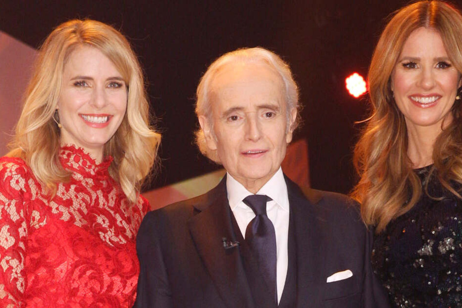 Stephanie Müller-Spirra, José Carreras und Mareile Höppner in der Leipziger Messe.