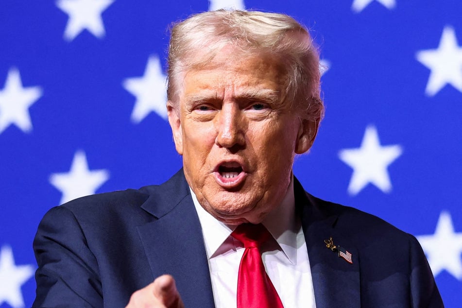 President Donald Trump claimed the US is facing a "war from within" as he addressed top military officers on Tuesday.