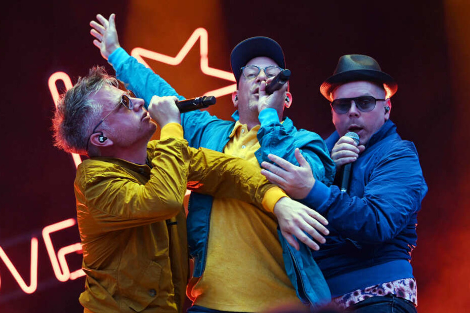 Doktor Renz (von links nach rechts), Björn Beton und König Boris bilden die Hamburger Hip-Hop-Band "Fettes Brot".