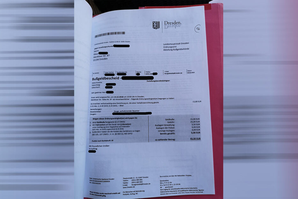 Ende gut, alles gut: Dieses Bußgeldverfahren wurde nun eingestellt.