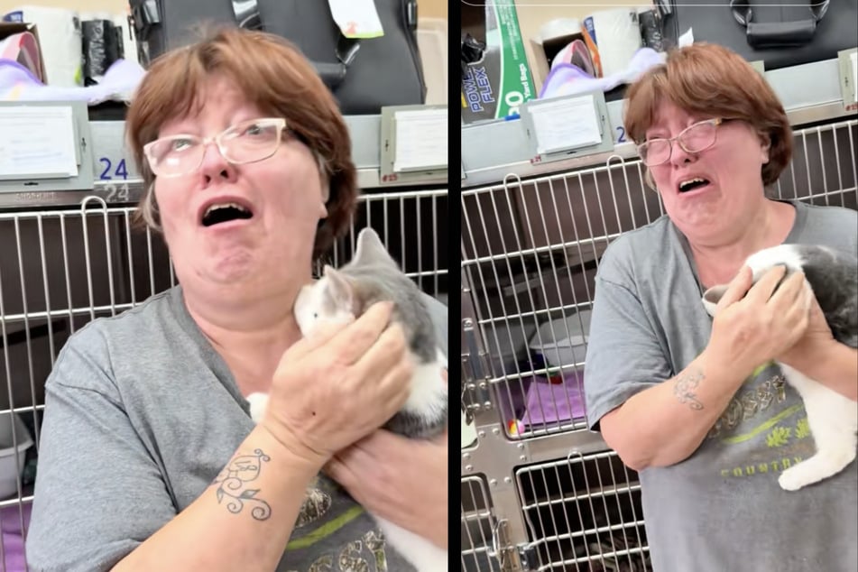 Teresa Patterson została zaskoczona przez swoją siostrę w schronisku dla zwierząt.