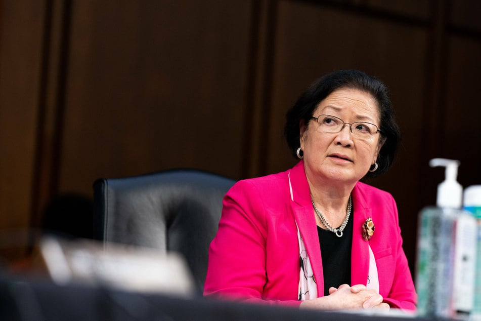 Born in Japan, Senator Mazie Hirono of Hawaii was the first Asian-American woman elected to the Senate, sworn in in January 2013.