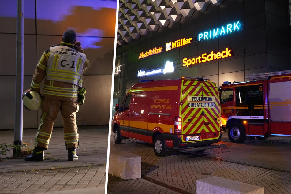 Dresden: Zahlreiche Feuerwehren vor Dresdner Centrum Galerie: Was ist passiert?