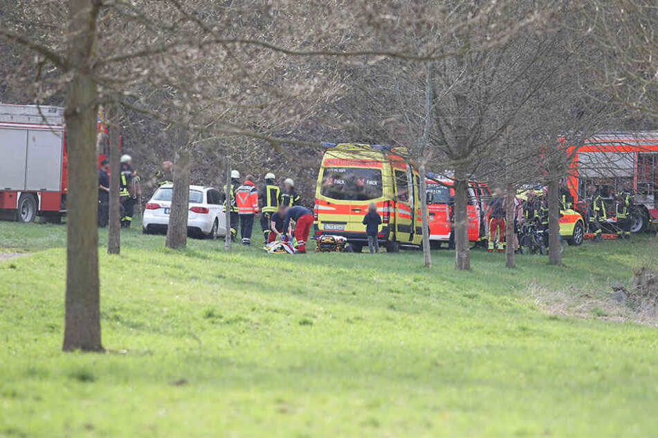 Großeinsatz von Feuerwehr, Rettungsdienst und Polizei am Dienstag in Plauen.