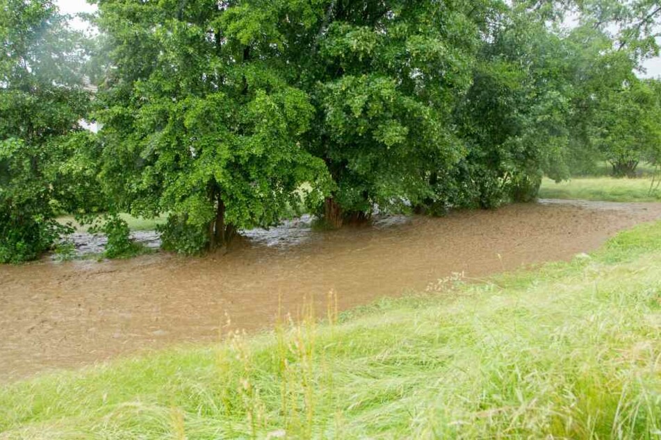 Auch zahlreiche Wiesen standen unter Wasser.