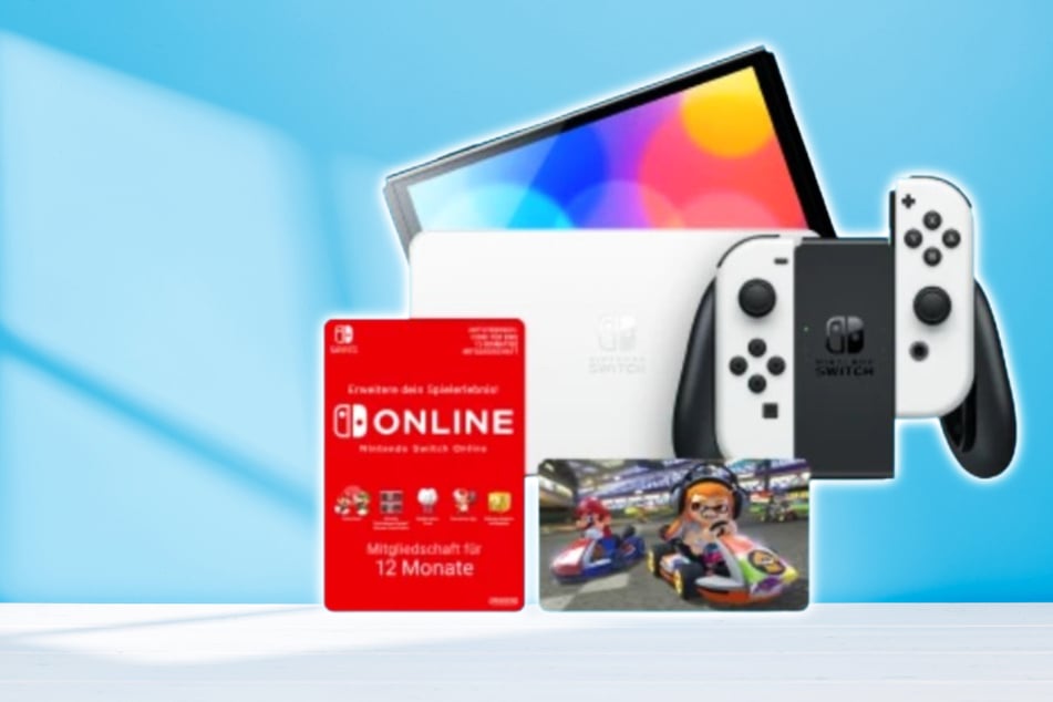 Nintendo Switch OLED mit Mario Kart 8 gibt's hier gerade zum Aktionspreis