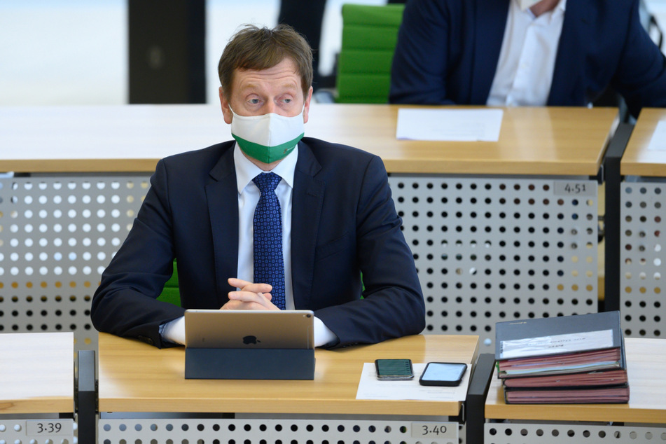 Michael Kretschmer im Sächsischen Landtag.