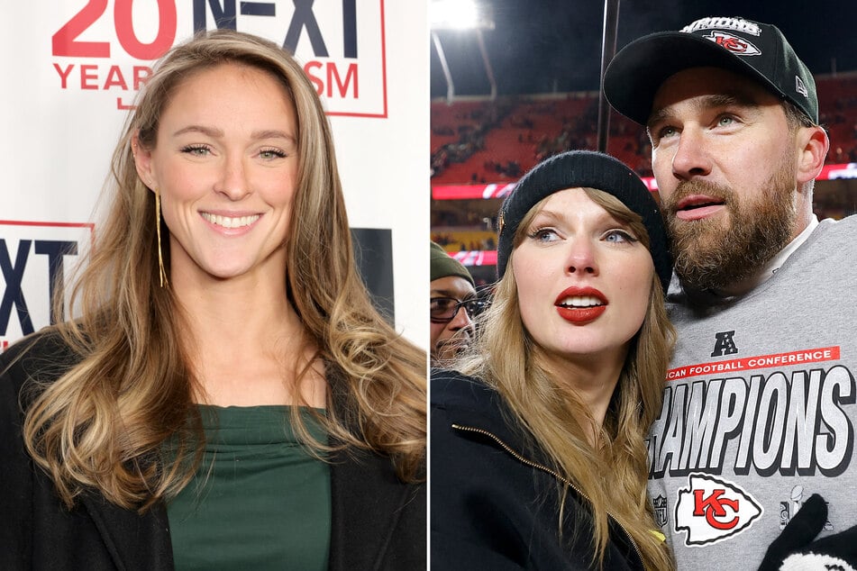 Kylie Kelce reveals how she found out Taylor Swift was dating Travis Kelce