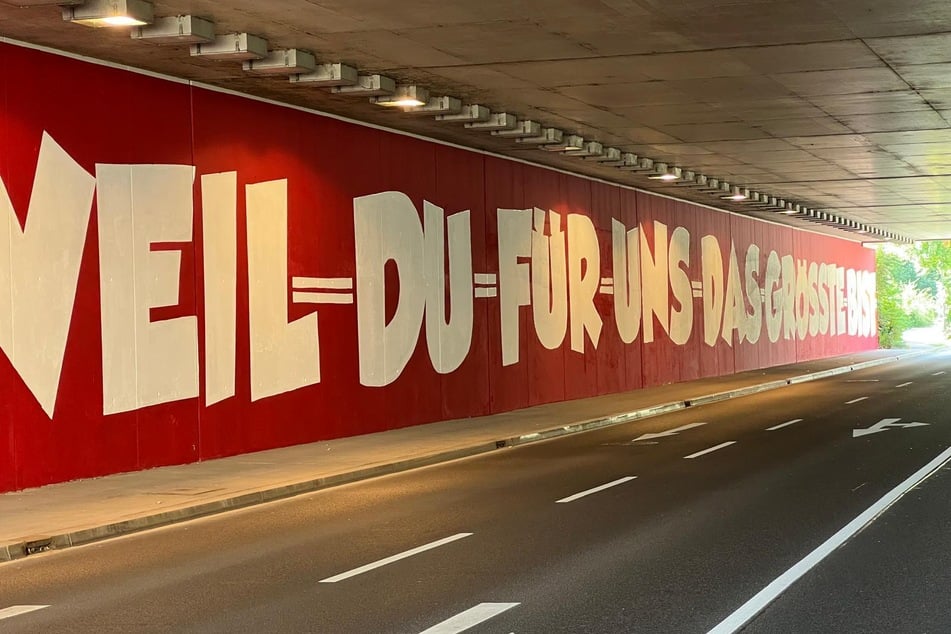 Eine Message der Fans an ihren Verein.