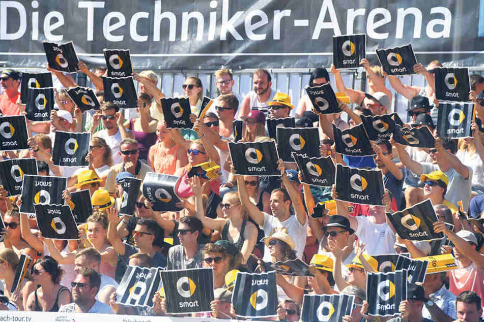 Tolle Stimmung auf den Tribünen: Insgesamt 30.000 Besucher kamen an den drei Turniertagen.