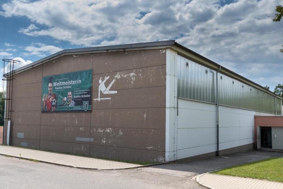 Die Trainingshalle der Kunstturnerinnen im Chemnitzer Sportforum wird saniert.