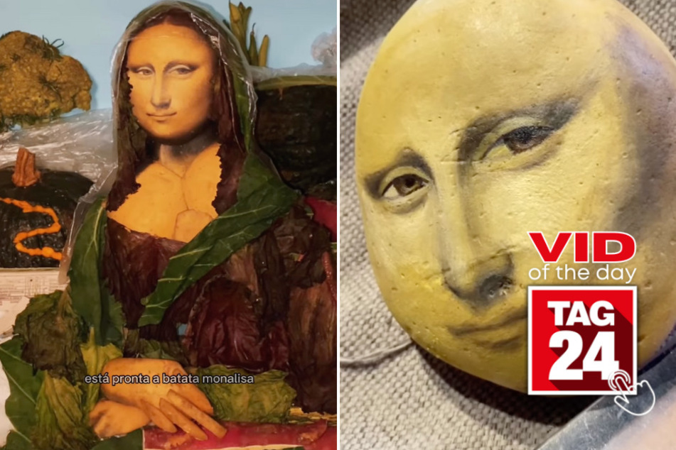 viral videos: Viral Video of the Day for September 19, 2023: Makeup artist transforms potato into Mona Lisa!