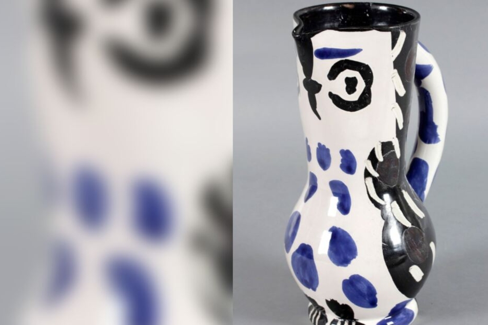 Den Keramikkrug von Pablo Picasso ließ der Mann im Zug liegen.