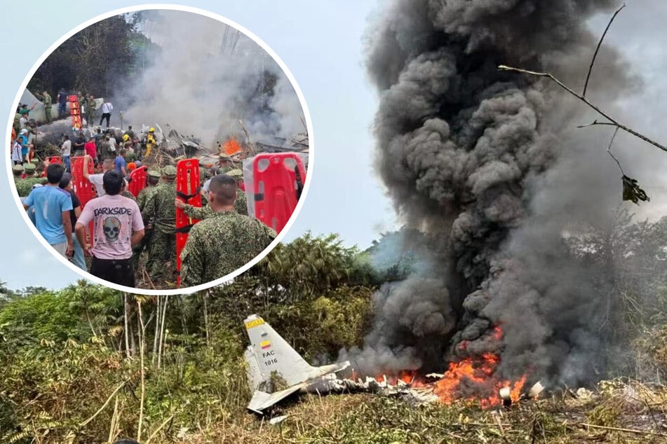 Bruchlandung im Dschungel: Über 60 Tote nach Absturz von Militärflugzeug