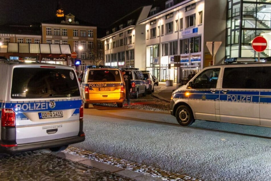 Auf dem Postplatz in Aue gibt es immer wieder Polizeieinsätze. (Archivbild)