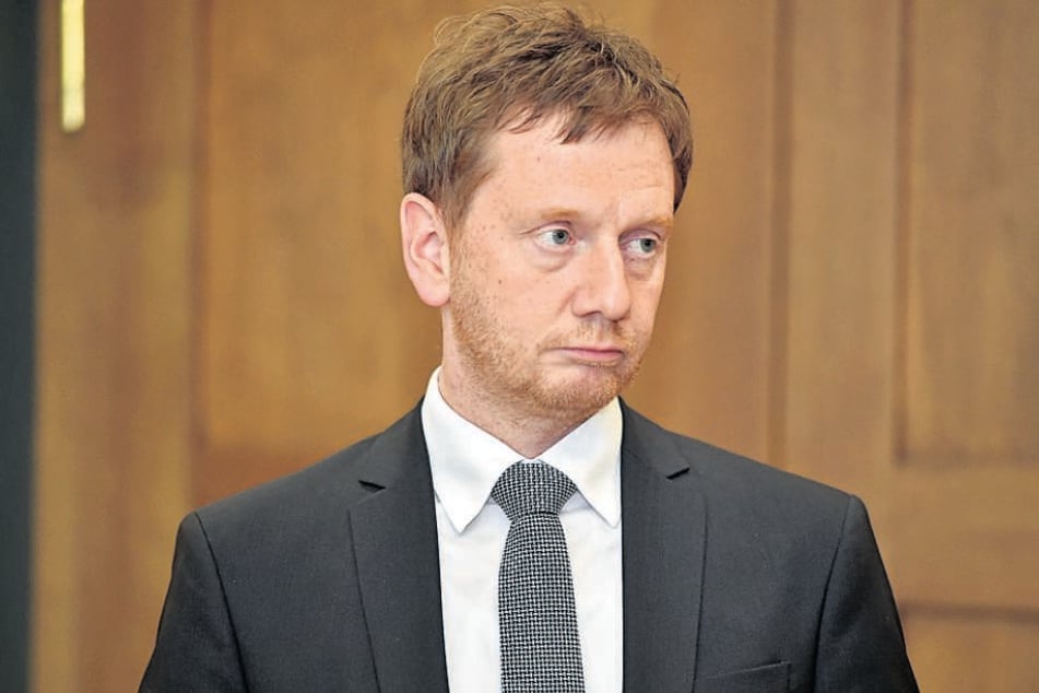 Ministerpräsident Michael Kretschmer (43, CDU) ist seit einem knappen Jahr im Amt.