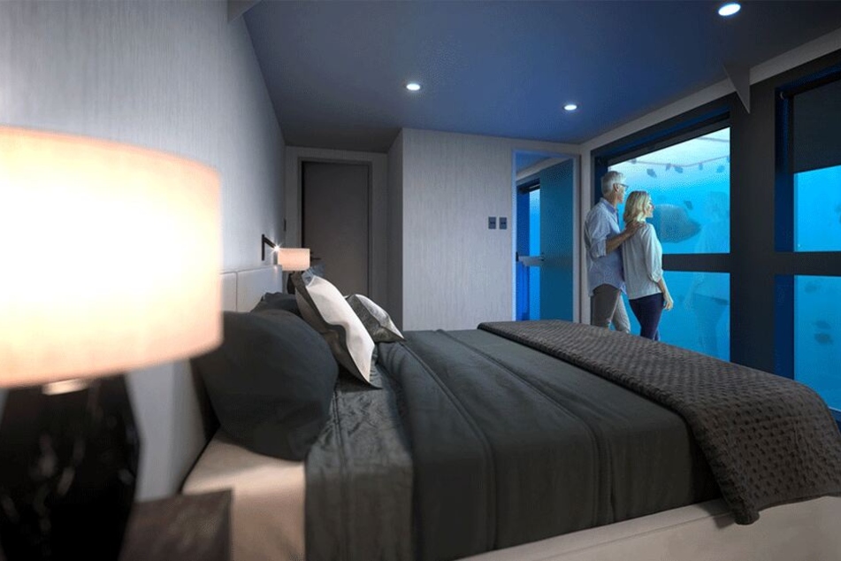 Im paradiesischen Reefworld können Urlauber eine ganz besondere Nacht mit atemberaubendem Ausblick genießen.