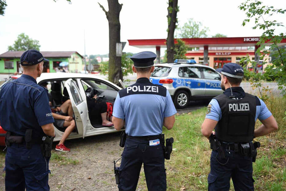In Polen wurden die tschechischen Diebe von der deutschen Polizei gestoppt.