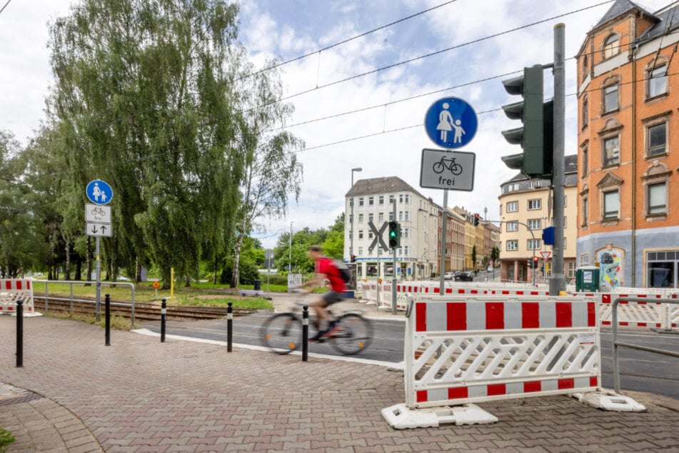 Die Clausstraße wird für die geplante Fahrradstraße parallel zur Augustusburger Straße zum Knackpunkt.