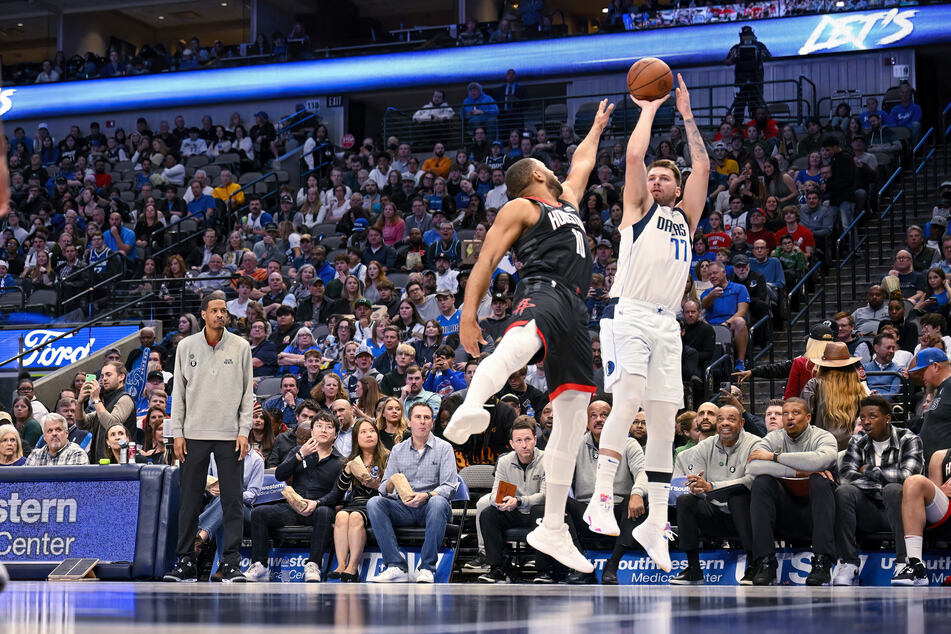 Luka Dončić scored another triple-double for the Dallas Mavericks in their win over the Houston Rockets.