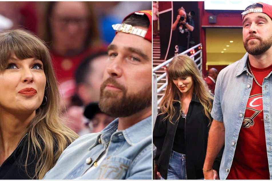 Taylor Swift and Travis Kelce (r.) are said to be taken over Madison Square Garden for their upcoming nuptials this summer.
