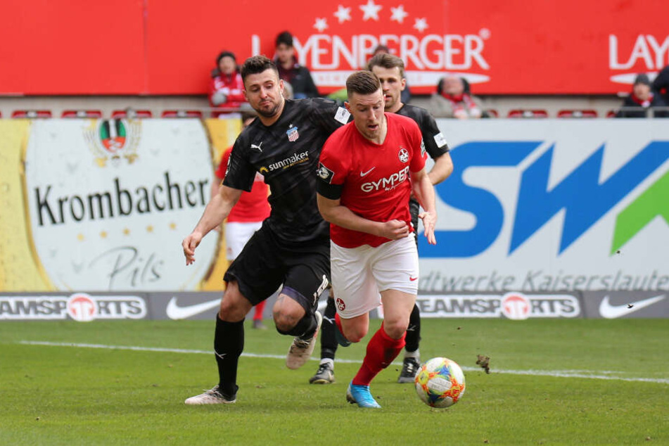 Davy Frick ist dem Lauterer Christian Kühlwetter auf den Fersen.