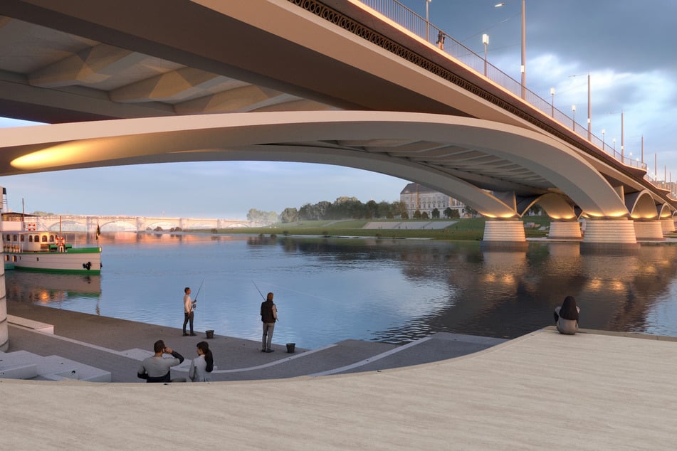Auch unterhalb der Brücke soll die Sicht zwischen den Uferseiten offen und durchlässig bleiben.