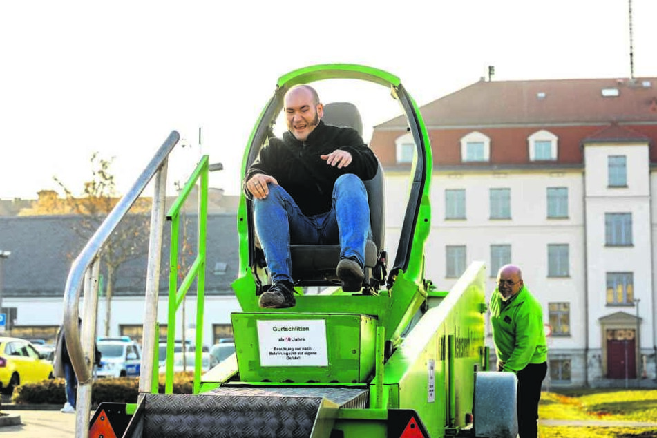 TAG24-Reporter Eric Hofmann (34) war froh, dass der Gurt ihn im Sitz hielt.