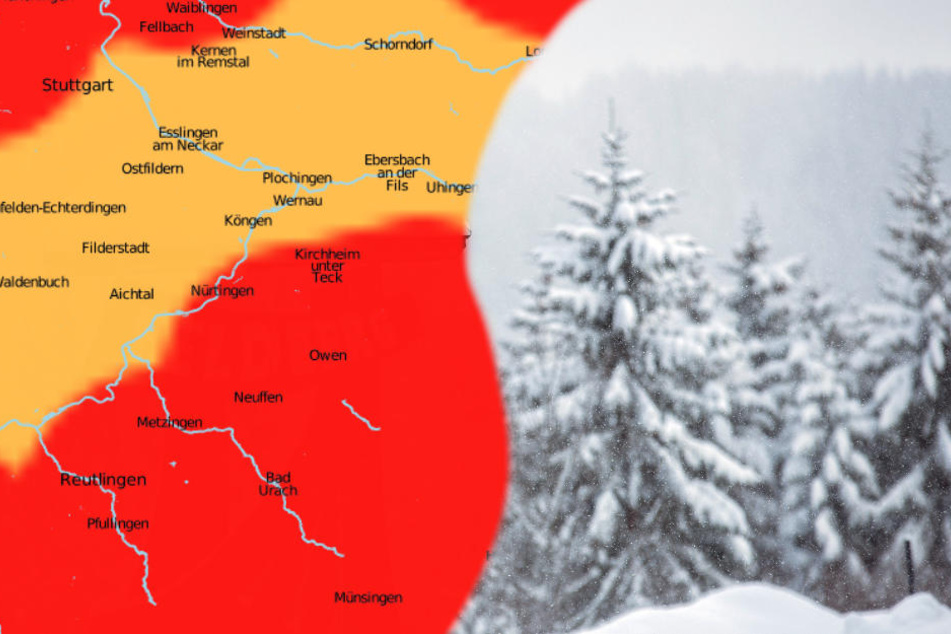 Bereits ab Mitwochmittag sollen die Schneefälle beginnen.