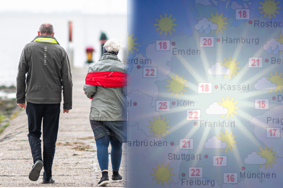 Ab Wochenmitte steigen die Temperaturen wieder.