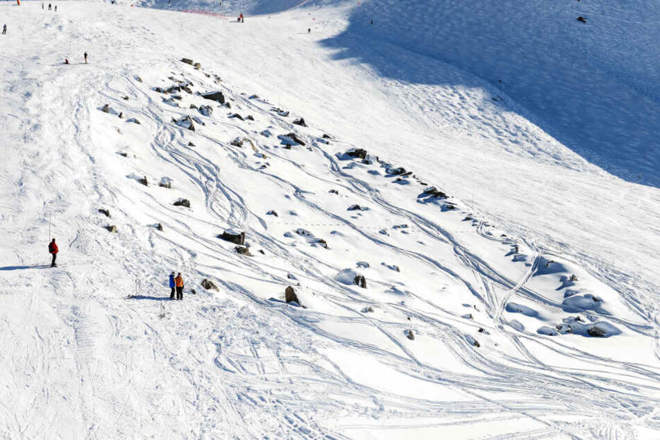 An diesem Hang in Grenoble verunglücke Michael Schumacher vor fünf Jahren.