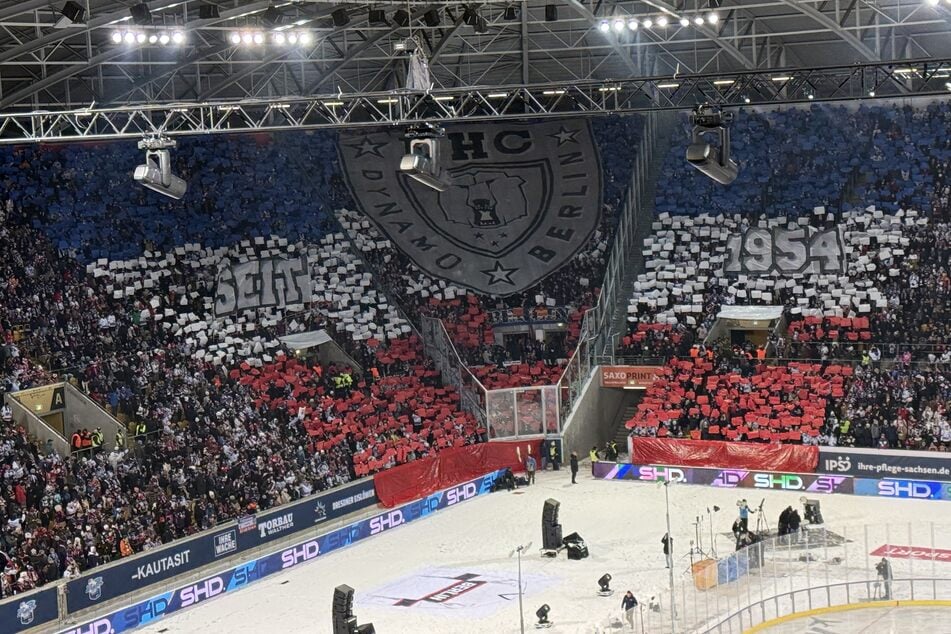 Die Eisbären-Fans zeigten eine tolle Choreo.