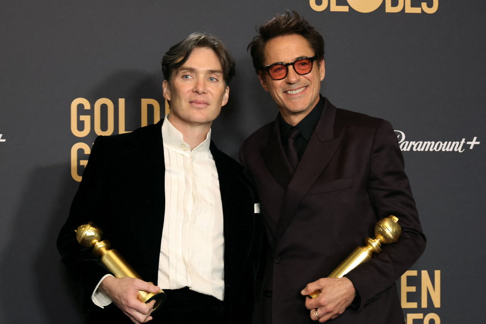 Oppenheimer, starring Cillian Murphy (l) and Robert Downey Jr., leads the nominees at the 2024 Screen Actors Guild Awards.