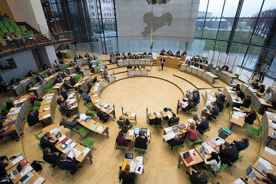 Im sächsischen Landtag musste improvisiert werden.