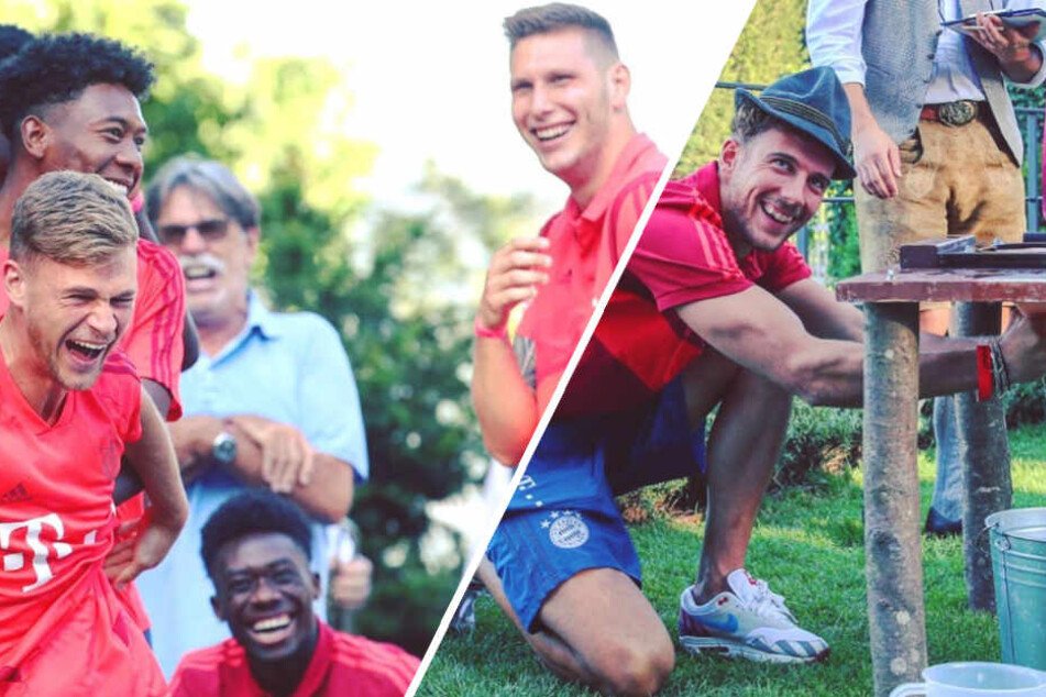 Das Team-Event des FC Bayern München war eine richtige Gaudi und Leon Goretzka konnte zeigen, wie gut er eine Kuh melken kann.