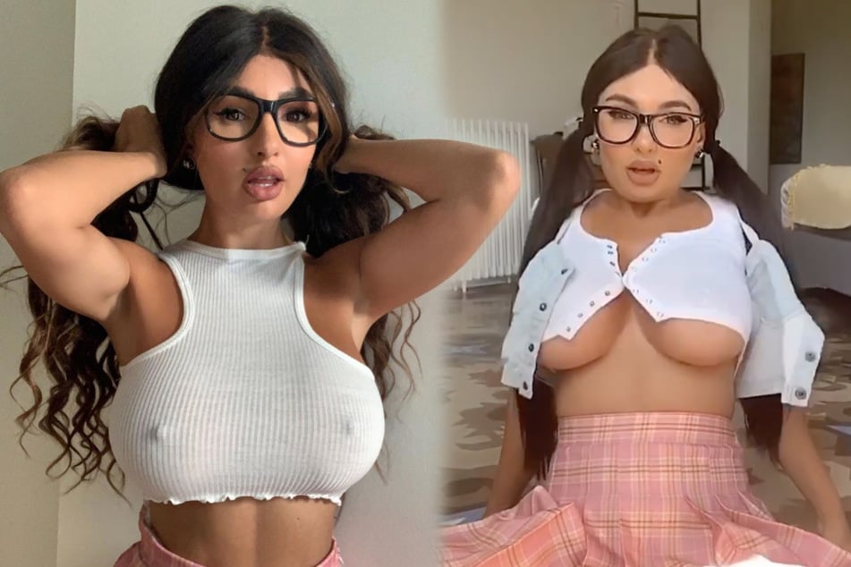 Sie zeigt (fast) alles: Erotik-Model platzt auf Instagram die Bluse