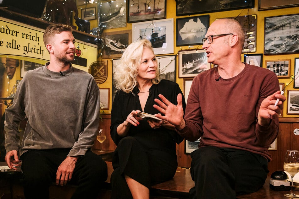 Neben Christoph Kramer (l.) ist auch Joachim Meyerhoff (57,r.) in der ersten Folge der neuen Staffel "Inas Nacht" zu Gast.