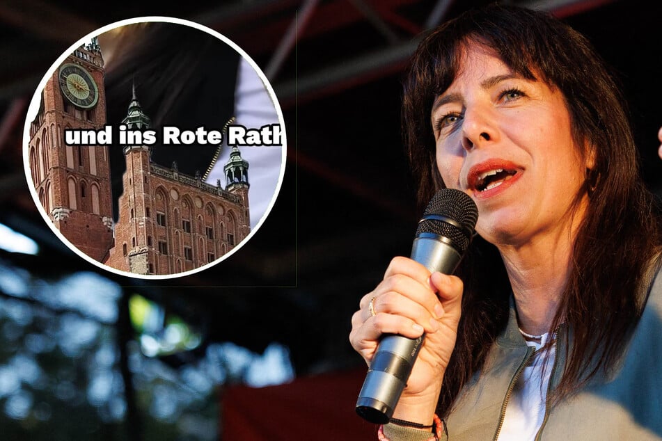 Linken-Spitzenkandidatin will unbedingt ins Rote Rathaus – zeigt im Wahlkampfvideo aber das falsche!