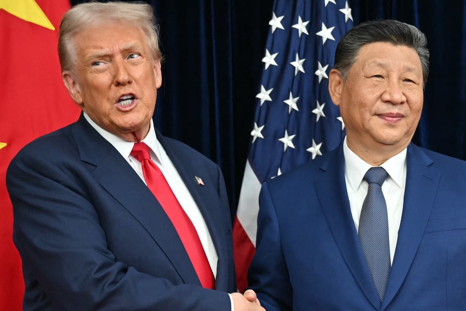 The US and China announced a number of new deals after Donald Trump (l.) met with Xi Jinping in South Korea at the end of last month.