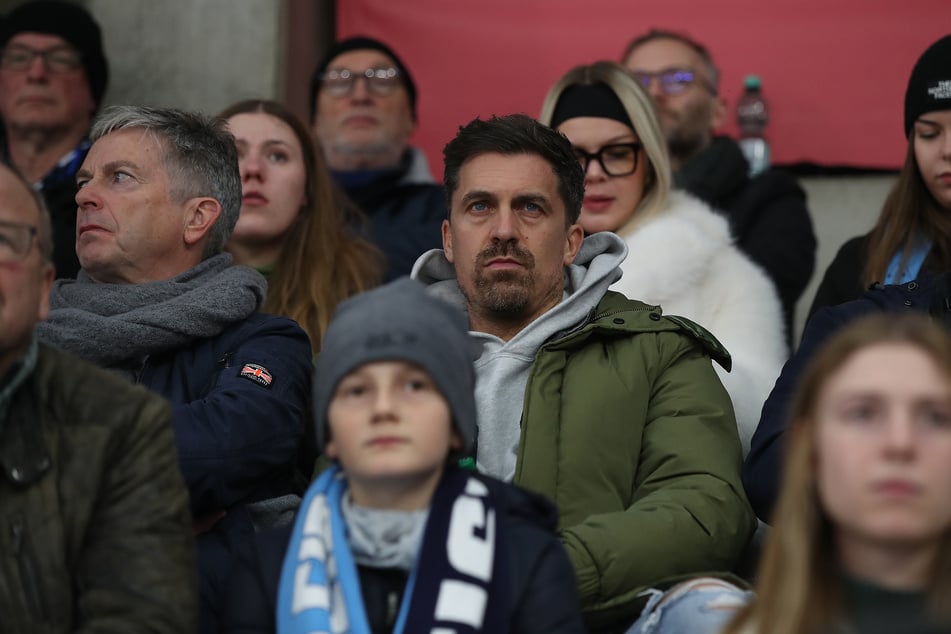 Zwei Dynamos zu Gast im Löwenkäfig: Athletikcoach Matthias Grahé (57, l.) und Cheftrainer Thomas Stamm (42).