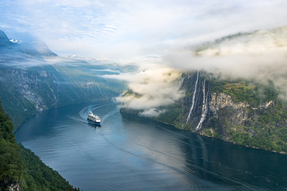 Geirangerfjord in Norwegen.
