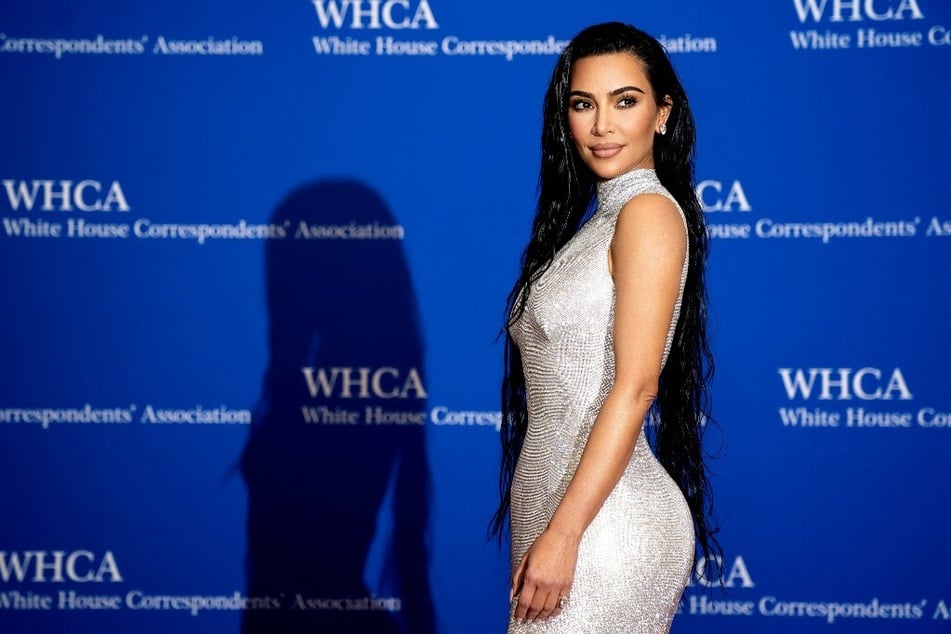 The SKIMS owner was truly a sight to behold in a sparkling silver dress she donned at the White House Correspondents' Association Gala. The stunning dress featured a high neckline and a train that pooled around her feet.