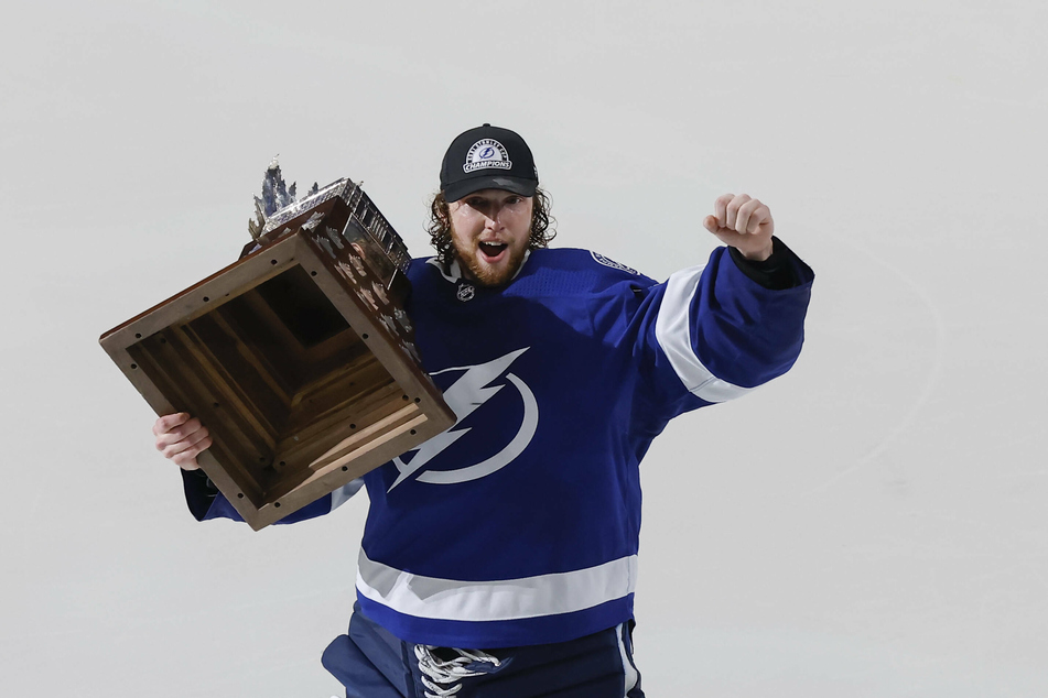 Lightning goalie Andrei Vasilevskiy won the Conn Smythe Trophy as the Stanley Cup Playoffs MVP after earning his fifth shutout of the postseason to help clinch the cup for Tampa.